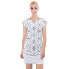 Black And White Pattern T- Shirt Black And White Pattern 2 Cap Sleeve Bodycon Dress by maxcute