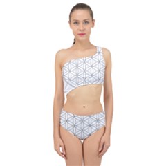 Black And White Pattern T- Shirt Black And White Pattern 2 Spliced Up Two Piece Swimsuit by maxcute