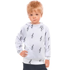 Black And White Pattern T- Shirt Black And White Pattern 7 Kids  Hooded Pullover