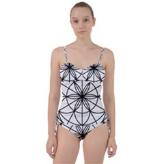 Black And White Pattern T- Shirt Black And White Pattern T- Shirt Sweetheart Tankini Set by maxcute