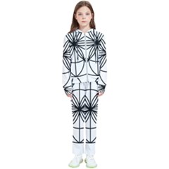 Black And White Pattern T- Shirt Black And White Pattern T- Shirt Kids  Tracksuit by maxcute