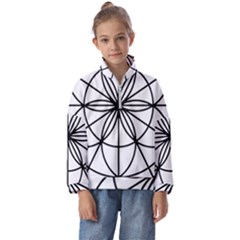 Black And White Pattern T- Shirt Black And White Pattern T- Shirt Kids  Half Zip Hoodie by maxcute