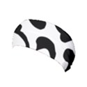 Black And White Swirl Pattern T- Shirt Black And White Swirl Pattern T- Shirt Yoga Headband View1