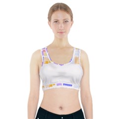 Blocks T- Shirt Blockage Abstract Art 2 T- Shirt Sports Bra With Pocket by maxcute