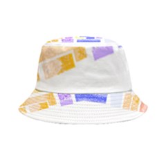 Blocks T- Shirt Blockage Abstract Art 2 T- Shirt Inside Out Bucket Hat by maxcute