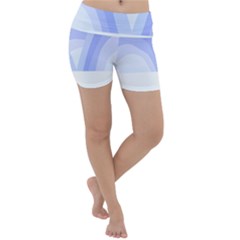 Blue Ridge Mountains T- Shirt Mountain Range T- Shirt Lightweight Velour Yoga Shorts by maxcute