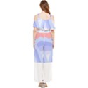 Blue Ridge Mountains T- Shirt Mountain Range T- Shirt Draped Sleeveless Chiffon Jumpsuit View2