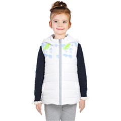 Blueberries T- Shirt Blueberries T- Shirt Kids  Hooded Puffer Vest by maxcute