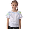 Blueberries T- Shirt Blueberries T- Shirt Kids  Cut Out Flutter Sleeves View1