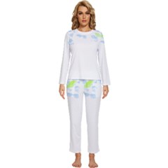 Blueberries T- Shirt Blueberries T- Shirt Womens  Long Sleeve Lightweight Pajamas Set by maxcute