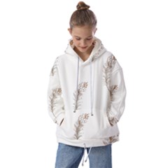 Boho Feather Pattern T- Shirt Boho Feather Pattern T- Shirt Kids  Oversized Hoodie by maxcute