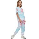 Botanical T- Shirt Botanical Attractive Indian Flower T- Shirt Kids  Tee and Pants Sports Set View3