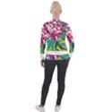 Botanical T- Shirt Botanical Beautiful Flowers T- Shirt Velvet Zip Up Jacket View2