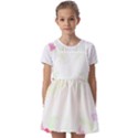 Botanical T- Shirt Botanical Creative Flora T- Shirt Kids  Short Sleeve Pinafore Style Dress View1