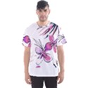 Botanical T- Shirt Botanical Creative Flower Mounted T- Shirt Men s Sport Mesh Tee View1