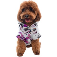 Botanical T- Shirt Botanical Creative Flower Mounted T- Shirt Dog Coat by maxcute