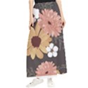 Botanical T- Shirt Botanical Delicate Floral T- Shirt Maxi Chiffon Skirt View1