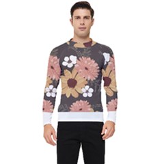 Botanical T- Shirt Botanical Delicate Floral T- Shirt Men s Long Sleeve Rash Guard by maxcute