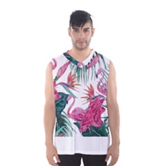 Botanical T- Shirt Botanical Fascinating Floral T- Shirt Men s Basketball Tank Top by maxcute