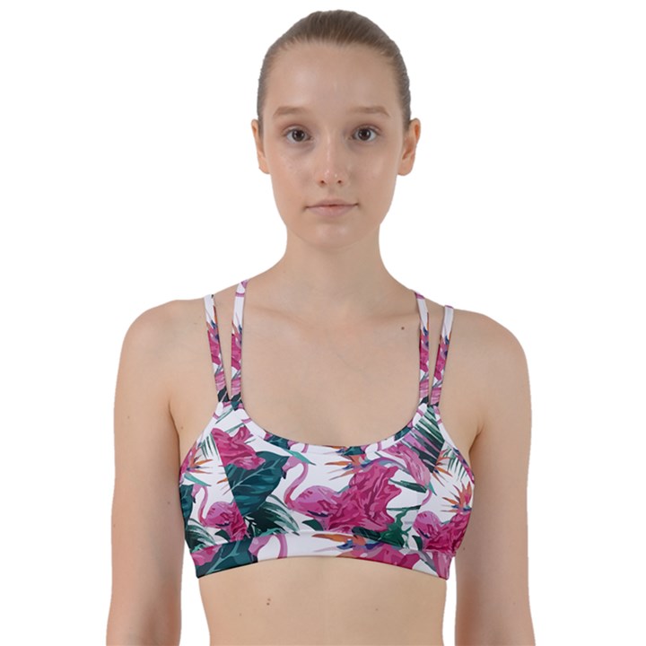 Botanical T- Shirt Botanical Fascinating Floral T- Shirt Line Them Up Sports Bra