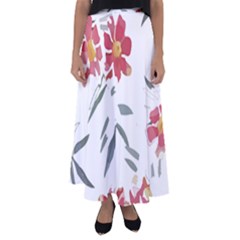 Botanical T- Shirt Botanical Graceful Chag T- Shirt Flared Maxi Skirt by maxcute