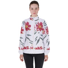 Botanical T- Shirt Botanical Graceful Chag T- Shirt Women s High Neck Windbreaker by maxcute