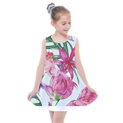 Botanical T- Shirt Botanical Graceful Revival T- Shirt Kids  Summer Dress by maxcute