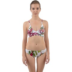 Botanical T- Shirt Botanical Majestic Counterfloor T- Shirt Wrap Around Bikini Set by maxcute