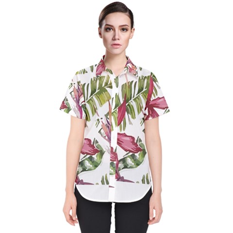 Botanical T- Shirt Botanical Majestic Counterfloor T- Shirt Women s Short Sleeve Shirt by maxcute