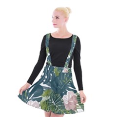 Botanical T- Shirt Botanical Majestic Unloading T- Shirt Suspender Skater Skirt by maxcute