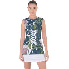 Botanical T- Shirt Botanical Majestic Unloading T- Shirt Lace Up Front Bodycon Dress by maxcute