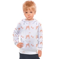 Boxer Dog Pattern T- Shirt Boxer Dog Cute Pattern T- Shirt Kids  Hooded Pullover by maxcute