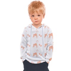 Boxer Dog Pattern T- Shirt Boxer Dog Cute Pattern T- Shirt Kids  Overhead Hoodie by maxcute