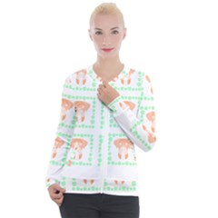 Boxer Dog Pattern T- Shirt Boxer Dog Pattern T- Shirt Casual Zip Up Jacket