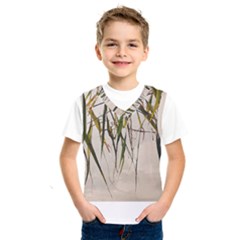 Branches T- Shirt Green Leaves, Branches, Green, Wallart, Summer, Nature, Digital, Art, Minimal, Tro Kids  Basketball Tank Top by maxcute