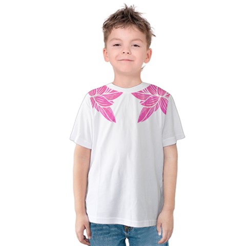 Breast Cancer T- Shirt Pink Ribbon Breast Cancer Survivor - Flowers Breast Cancer T- Shirt Kids  Cotton Tee by maxcute