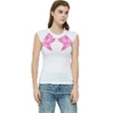 Breast Cancer T- Shirt Pink Ribbon Breast Cancer Survivor - Flowers Breast Cancer T- Shirt Women s Raglan Cap Sleeve Tee View1