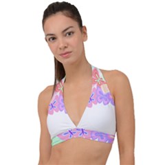 Butterflies T- Shirt Kaleidoscope Of Butterflies T- Shirt Halter Plunge Bikini Top by maxcute