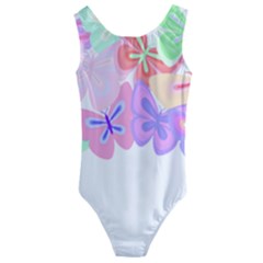 Butterflies T- Shirt Kaleidoscope Of Butterflies T- Shirt Kids  Cut-out Back One Piece Swimsuit by maxcute