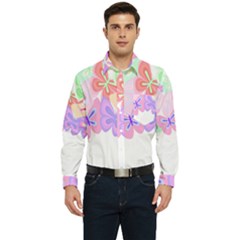 Butterflies T- Shirt Kaleidoscope Of Butterflies T- Shirt Men s Long Sleeve Pocket Shirt  by maxcute