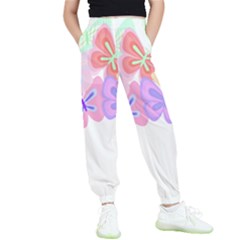 Butterflies T- Shirt Kaleidoscope Of Butterflies T- Shirt Kids  Elastic Waist Pants by maxcute