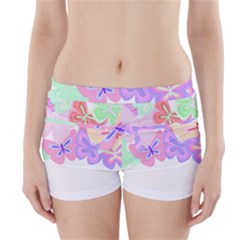 Butterflies T- Shirt Kaleidoscope Of Butterflies T- Shirt Boyleg Bikini Wrap Bottoms by maxcute