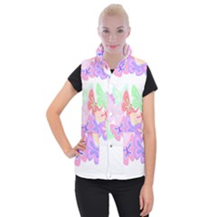 Butterflies T- Shirt Kaleidoscope Of Butterflies T- Shirt Women s Button Up Vest by maxcute