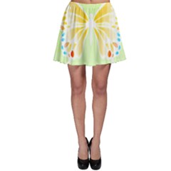 Butterfly Art T- Shirtbutterfly T- Shirt (1) Skater Skirt by maxcute