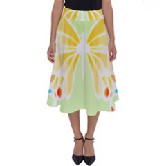 Butterfly Art T- Shirtbutterfly T- Shirt (1) Perfect Length Midi Skirt by maxcute