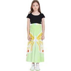 Butterfly Art T- Shirtbutterfly T- Shirt (1) Kids  Flared Maxi Skirt by maxcute