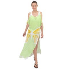 Butterfly Art T- Shirtbutterfly T- Shirt (1) Maxi Chiffon Cover Up Dress by maxcute