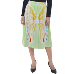 Butterfly Art T- Shirtbutterfly T- Shirt (1) Classic Velour Midi Skirt  by maxcute