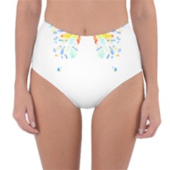 Butterfly Art T- Shirtbutterfly T- Shirt (2) Reversible High-waist Bikini Bottoms by maxcute