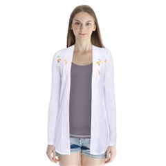 Butterfly Art T- Shirtbutterfly T- Shirt (2) Drape Collar Cardigan by maxcute